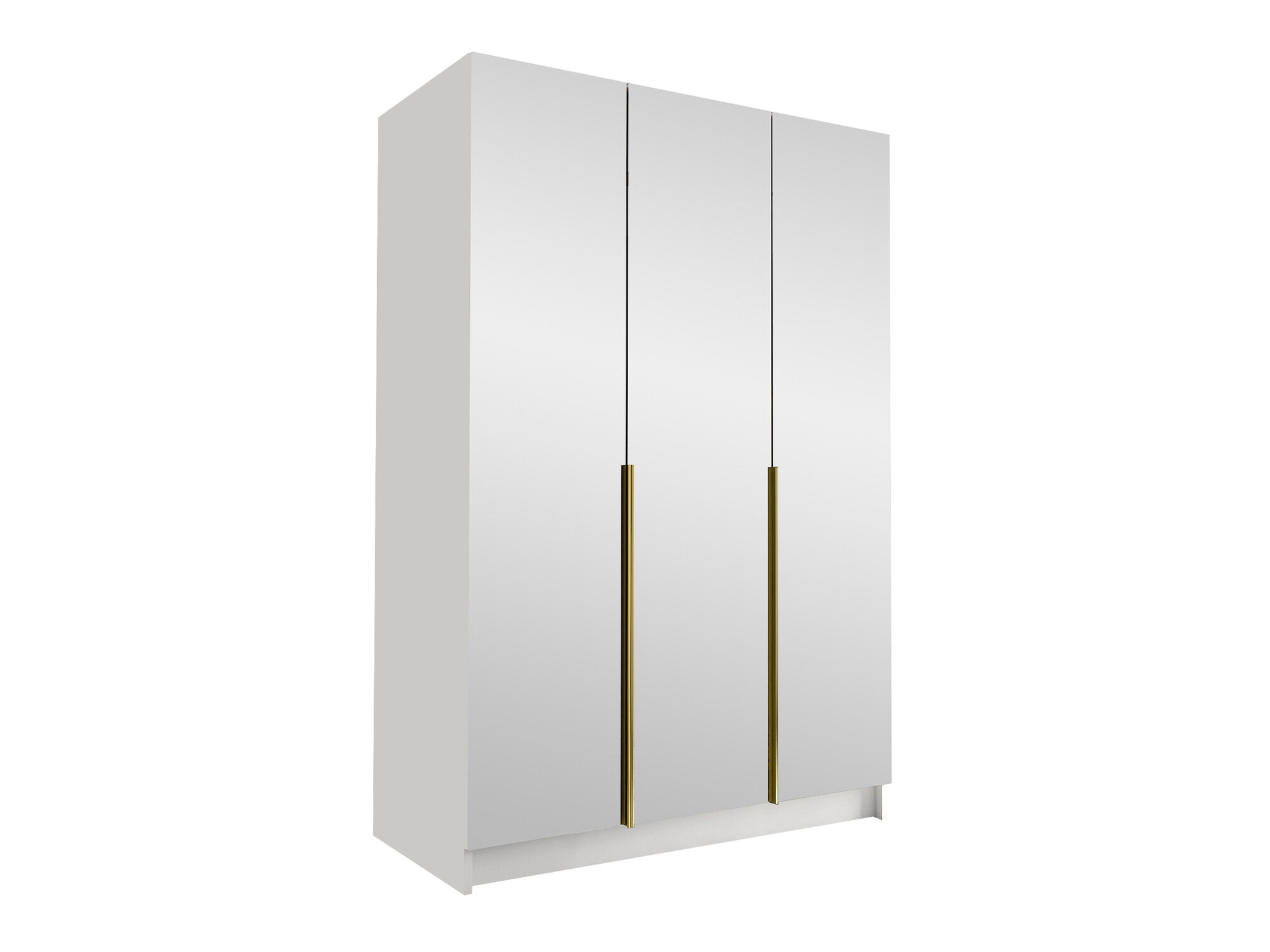 Wardrobe Closico Decoron III (White + Golden)