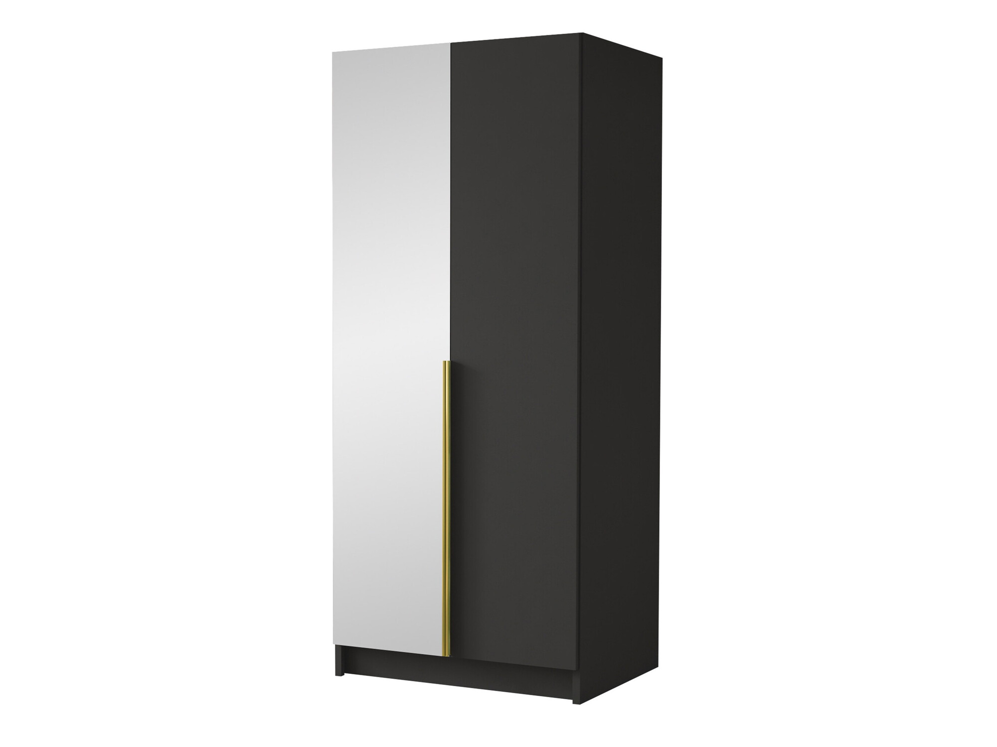 Wardrobe Closico Staton II (Black + Golden)