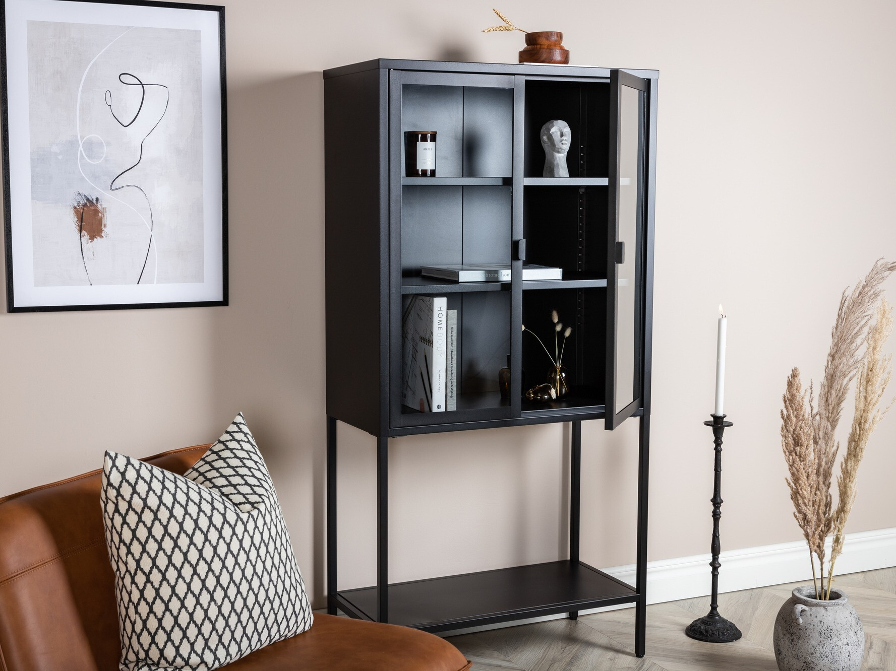 Bookcase Dallas 116 (Black)