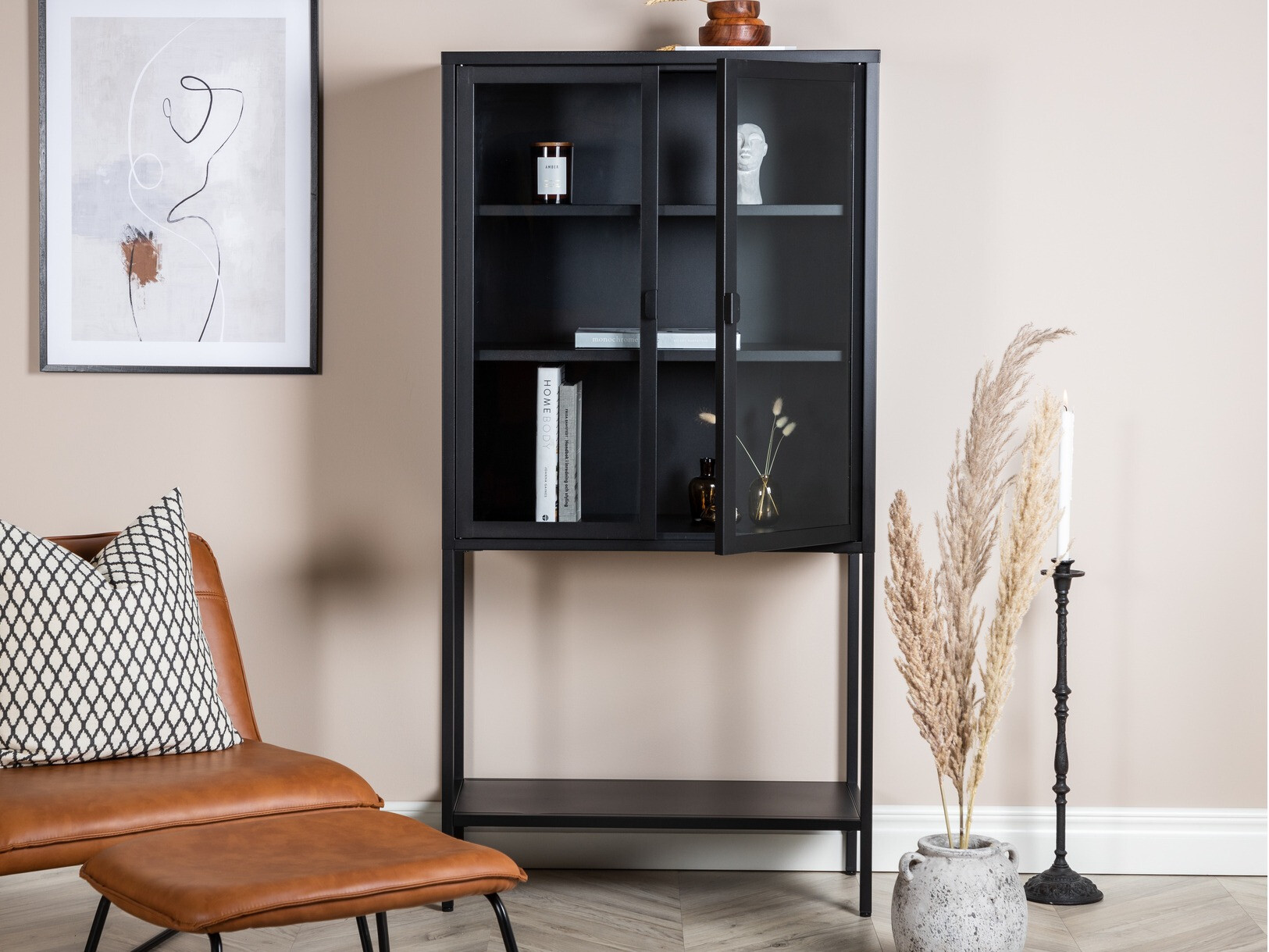 Bookcase Dallas 116 (Black)