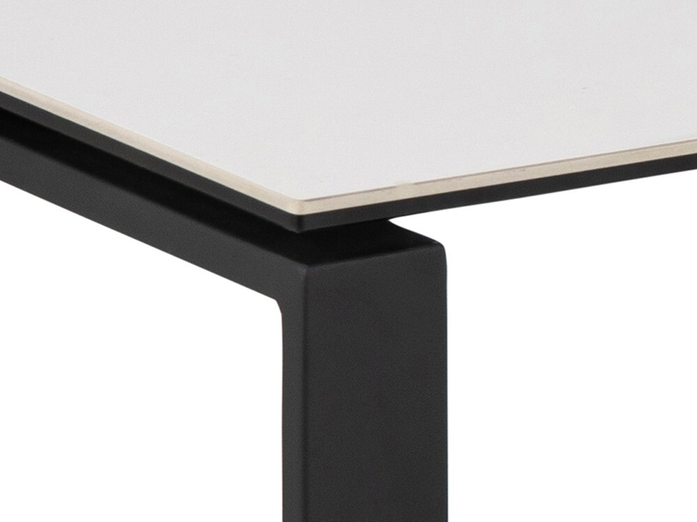 Coffee table set Norsica 421 (White marble + Black)