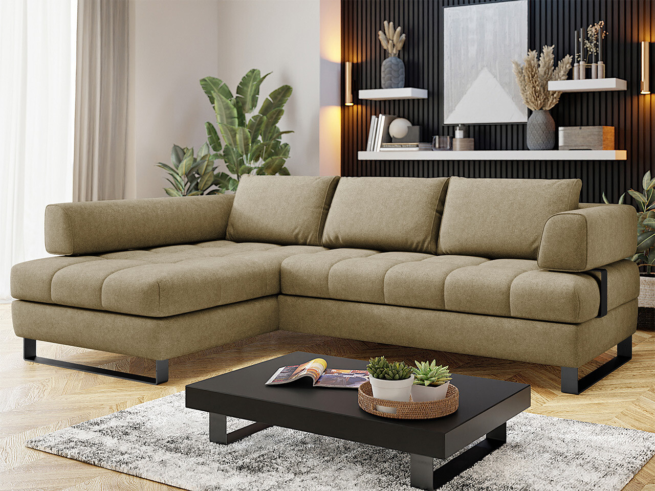 Corner sofa Lincoln 171 (Zetta 291)