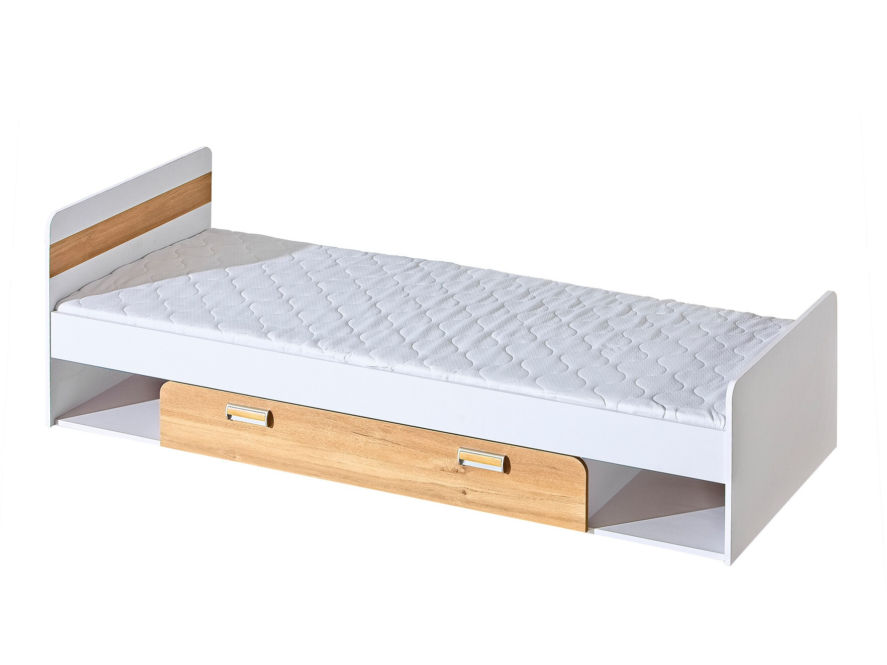 Bed Ophmora 112 (Oak + White)