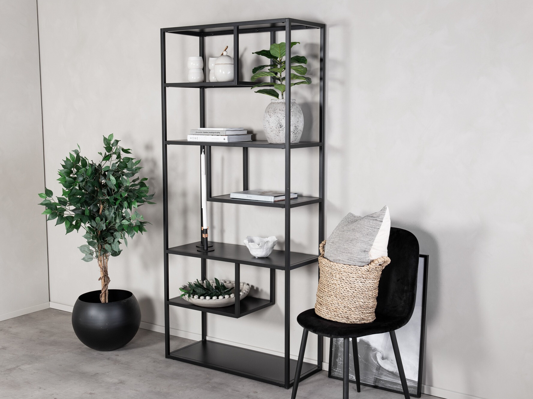 Bookcase Dallas 214 (Black)
