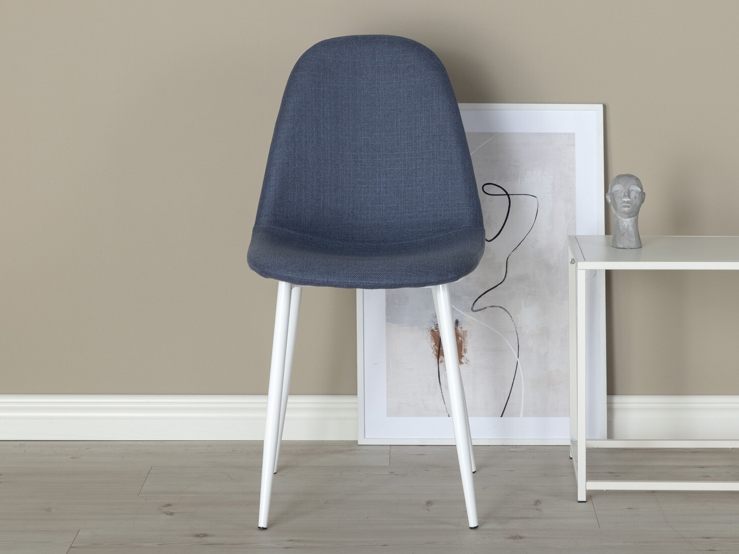 Chair Dallas 201 (Blue + White)