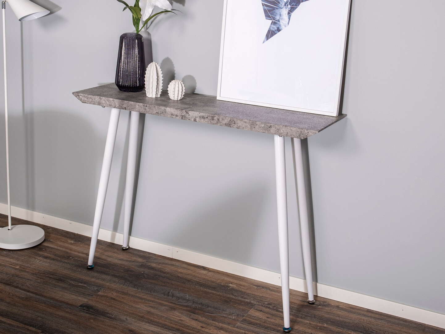 Console table Dallas 226 (Concrete + White)