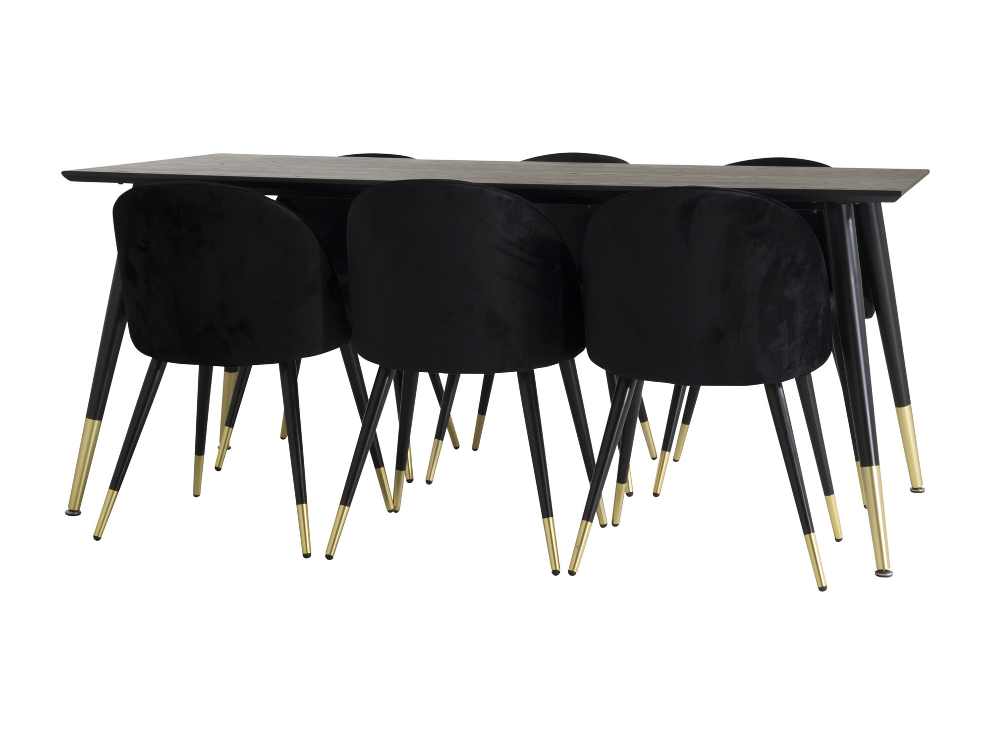 Dining set Dallas 346 (Black)