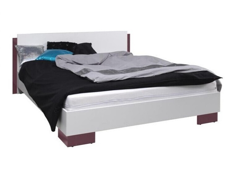 Bed Murrieta 110 (White + Glossy Purple)
