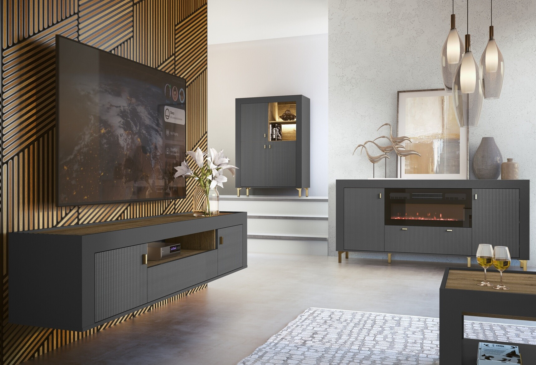 Bookcase Mormavu 105 (Matt black)
