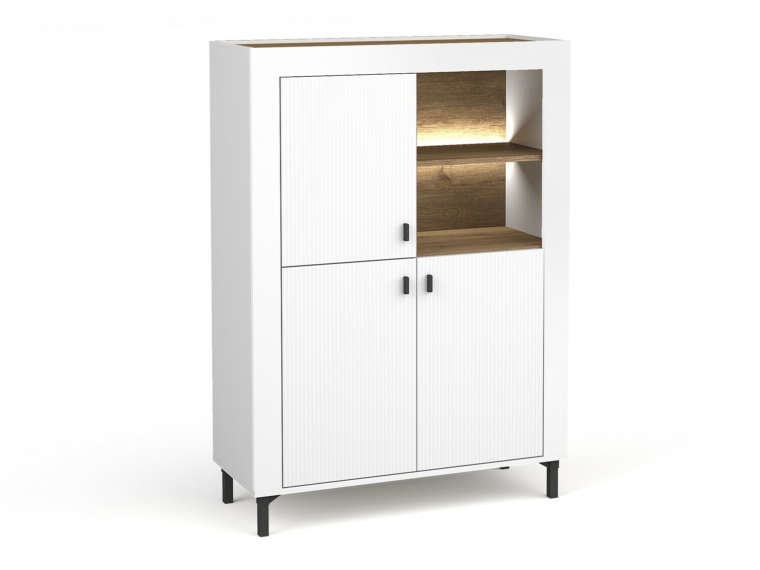 Bookcase Mormavu 105 (Matt white)