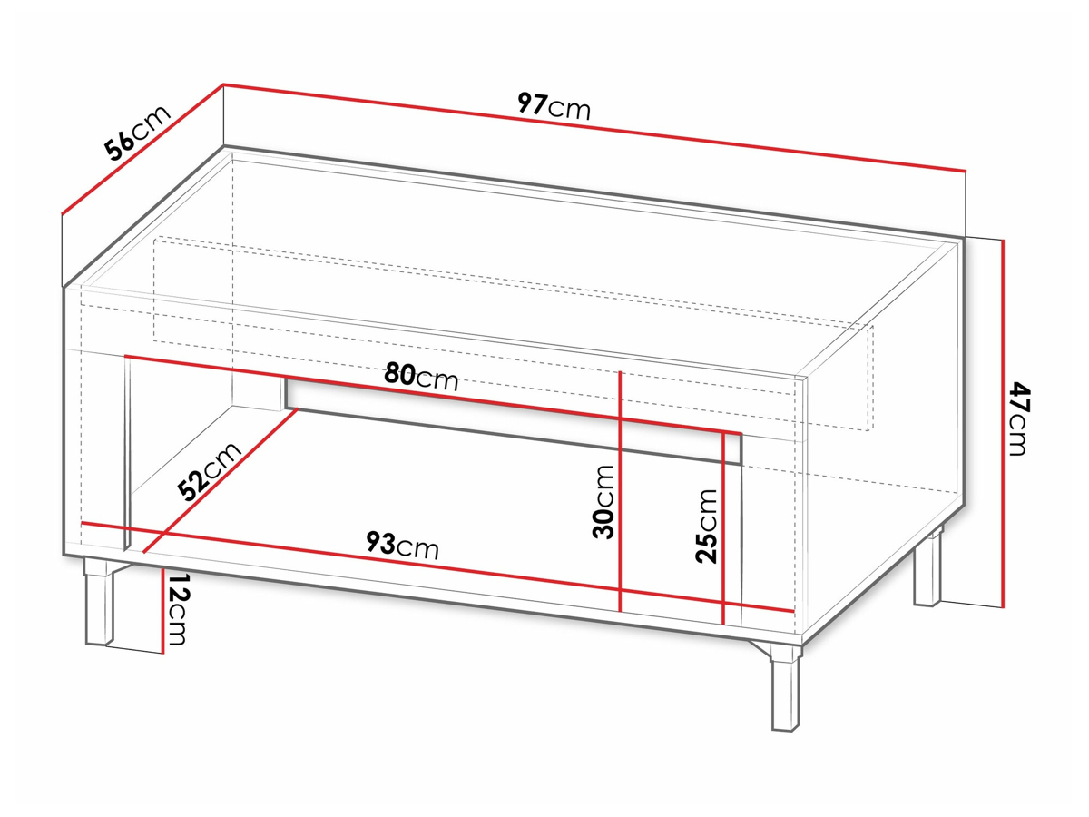 Coffee table Mormavu 107 (Cashmere)
