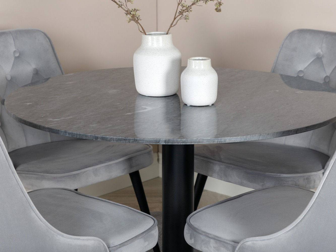 Dining set Dallas 2671 (Grey + Black)