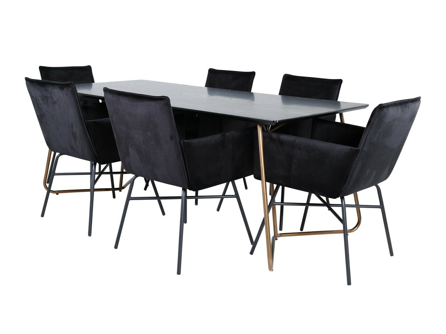 Dining set Dallas 2718 (Black)