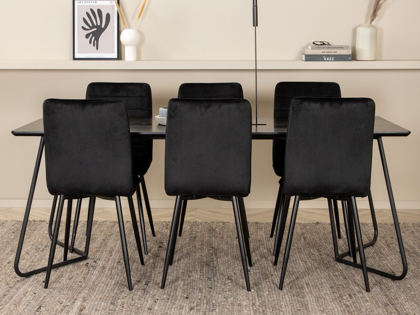 Dining set Dallas 2721 (Black)