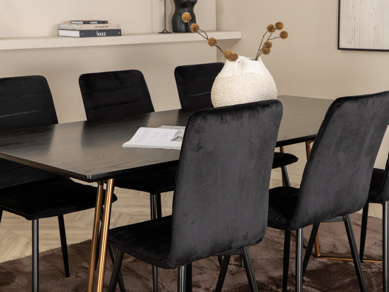 Dining set Dallas 2724 (Black)