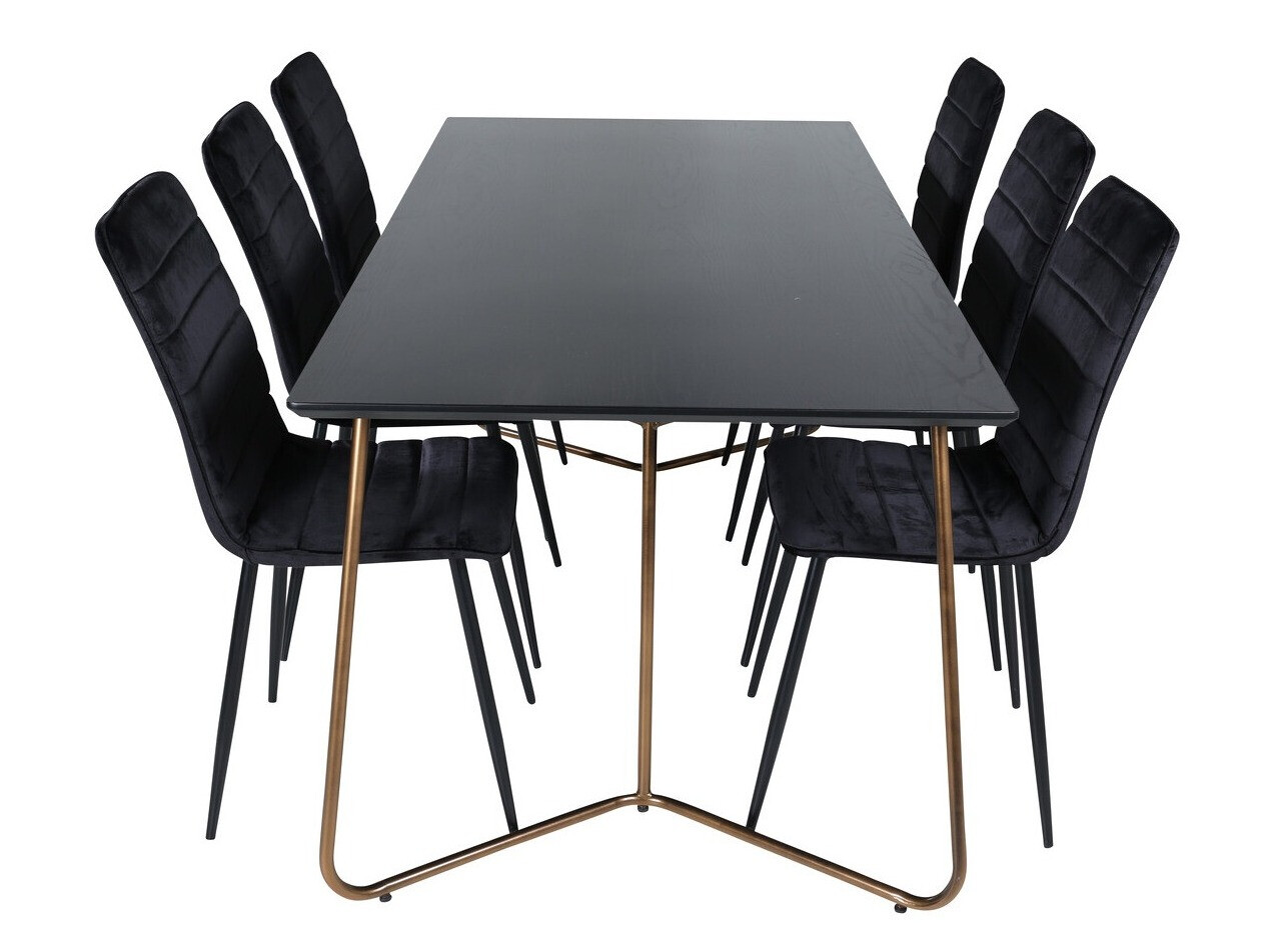 Dining set Dallas 2724 (Black)
