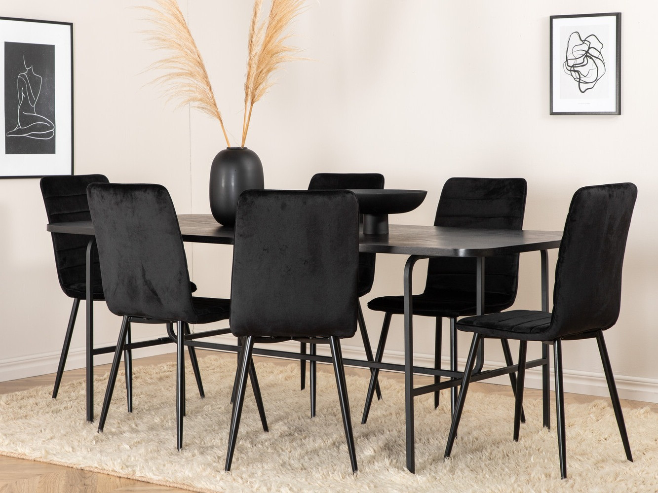 Dining set Dallas 2768 (Black)