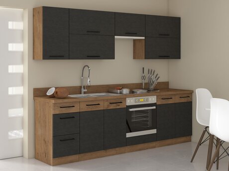 Modular kitchen set Wood Grey 135