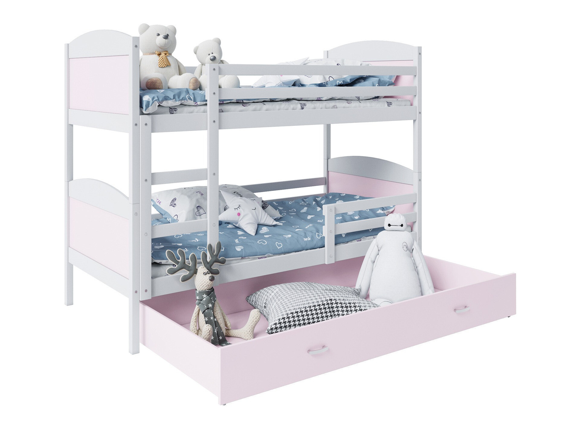 Bunk bed Aurora 101 (Pink)