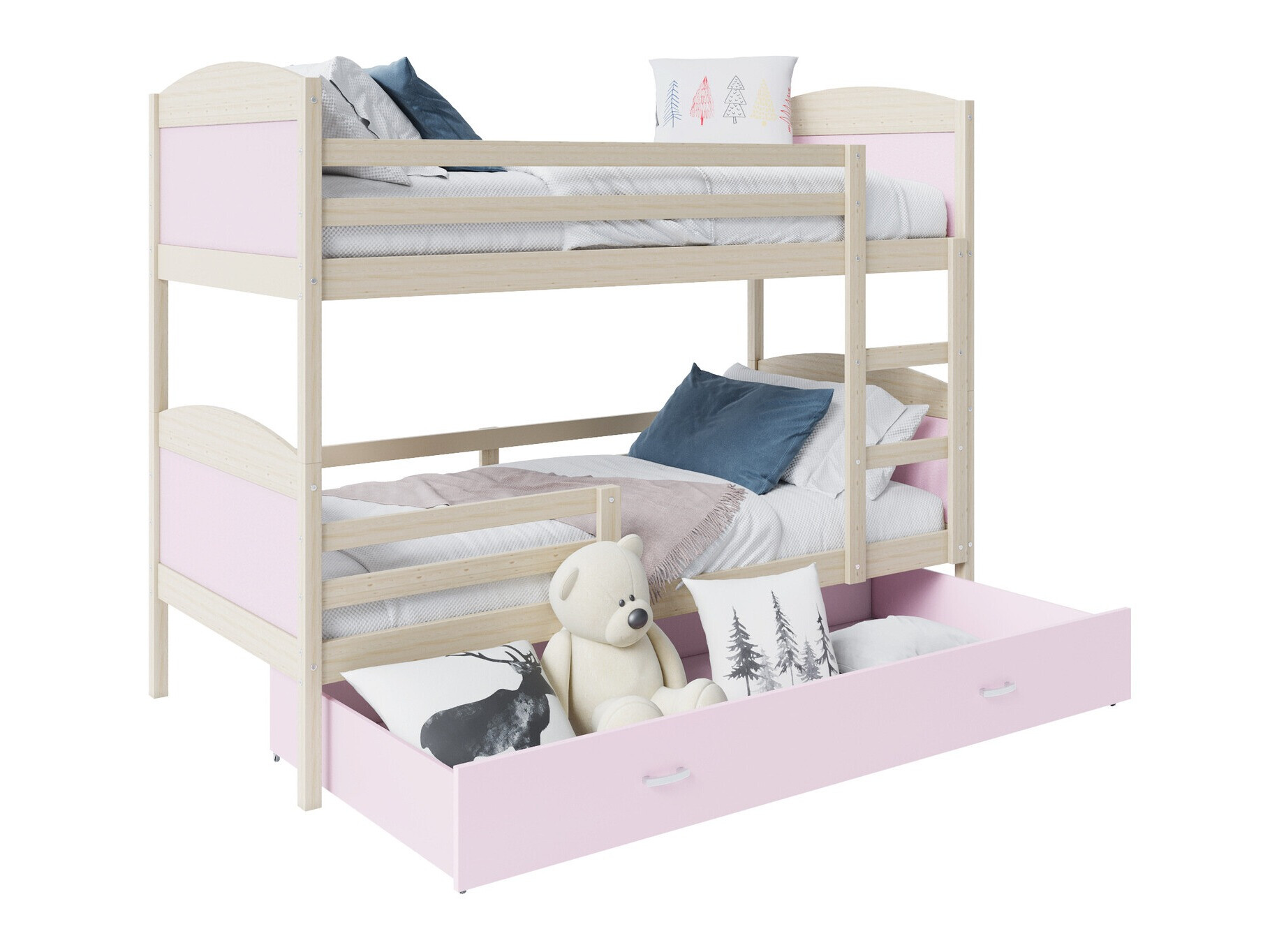 Bunk bed Aurora 101 (Pink)