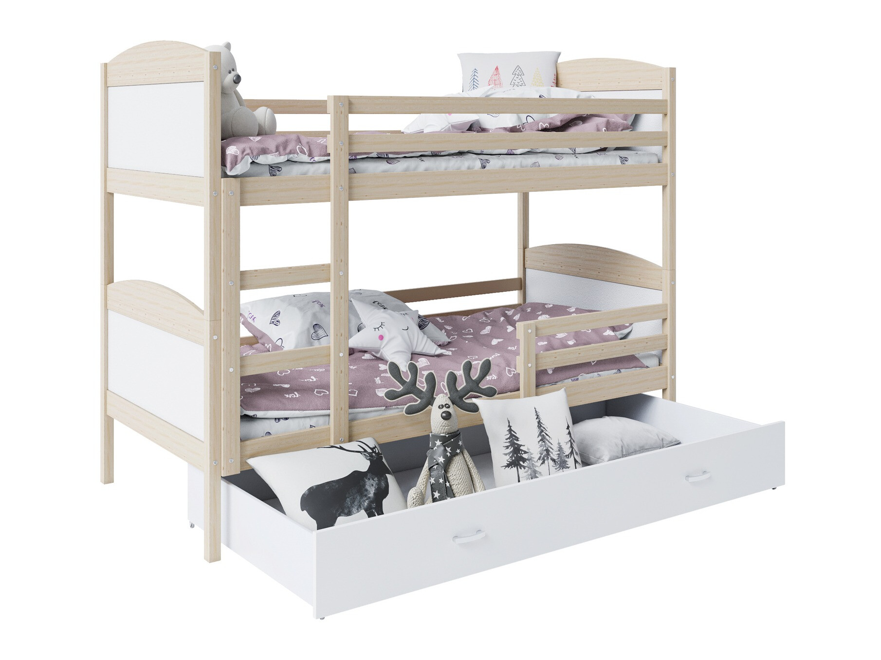 Bunk bed Aurora 102 (White)