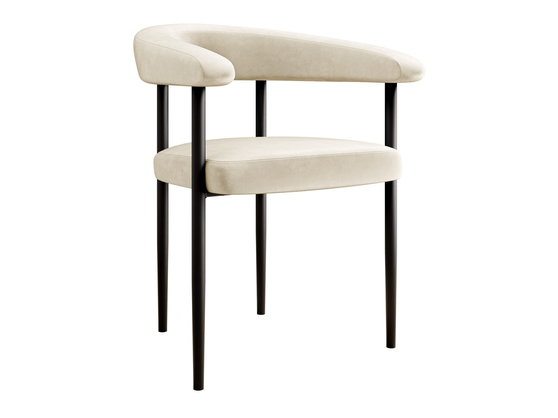 Chair Jackson 110 (Black + Magic Velvet 2250)