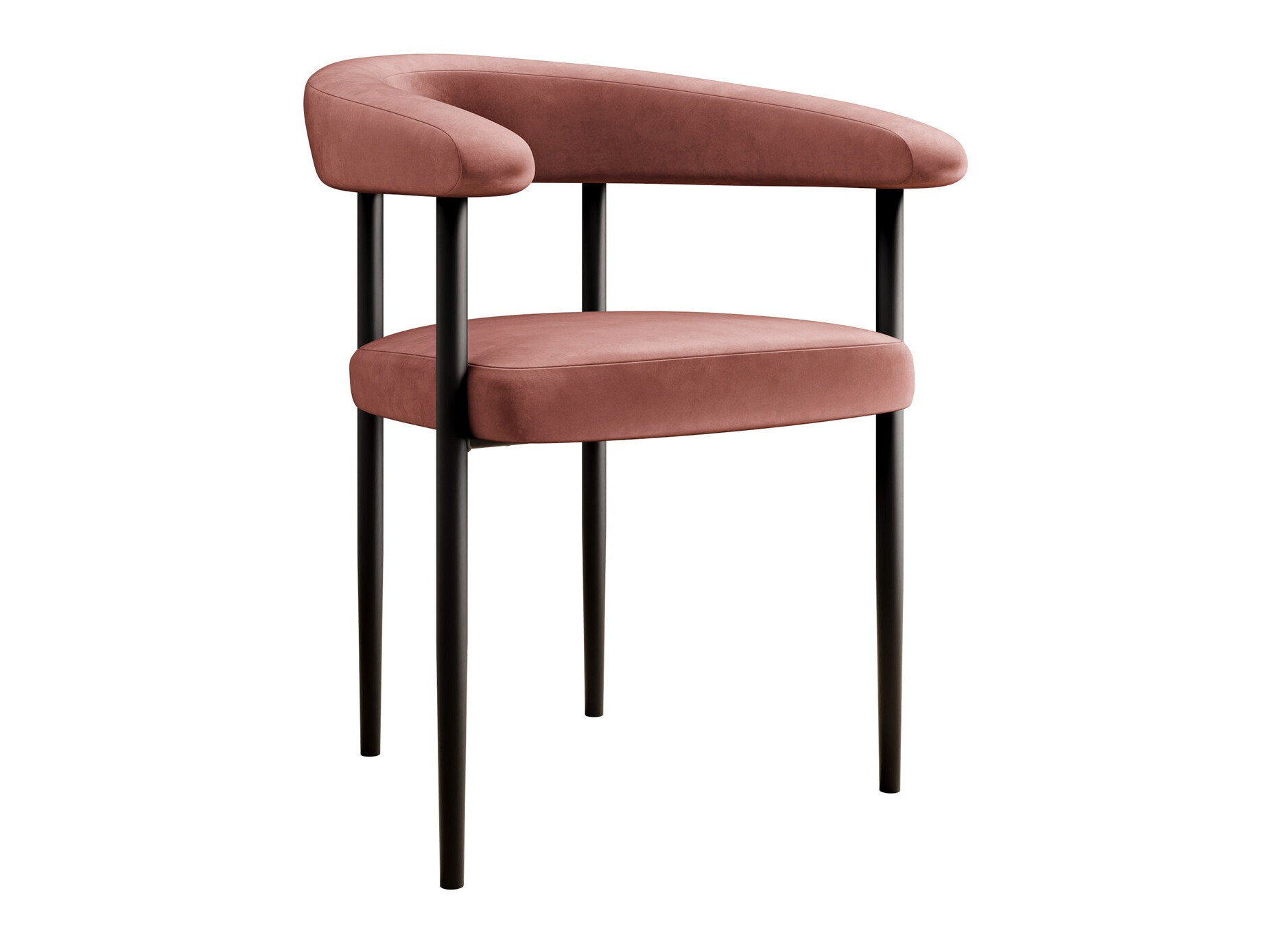 Chair Jackson 110 (Black + Magic Velvet 2258)