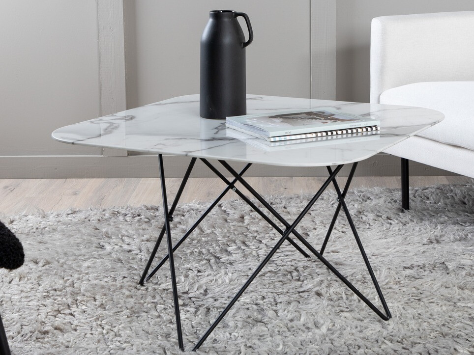 Coffee table Dallas 1723 (White + Black)
