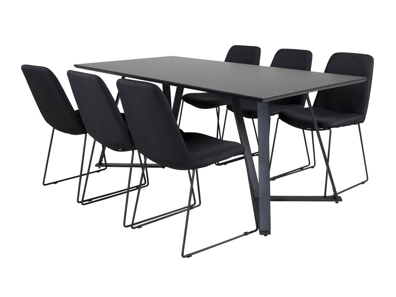 Dining set Dallas 1972 (Black)