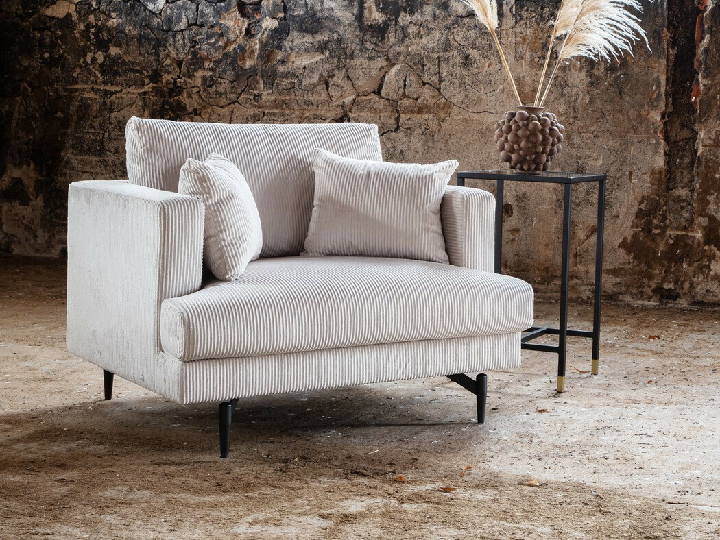 Armchair Dallas 1703 (Beige + Black)