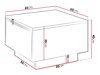 Coffee table Goodyear 133 (Black)