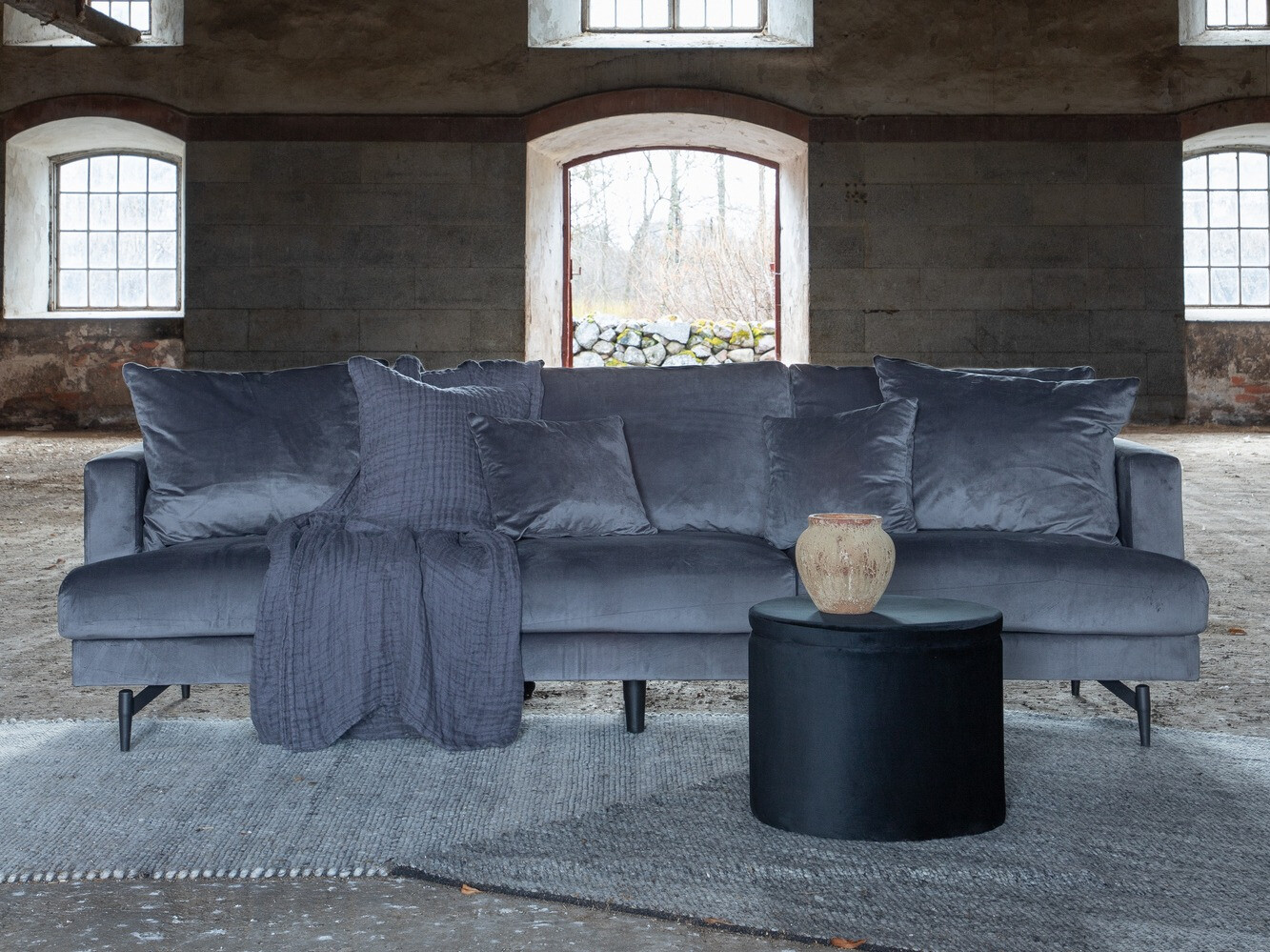 Sofa Dallas 1699 (Dark grey)
