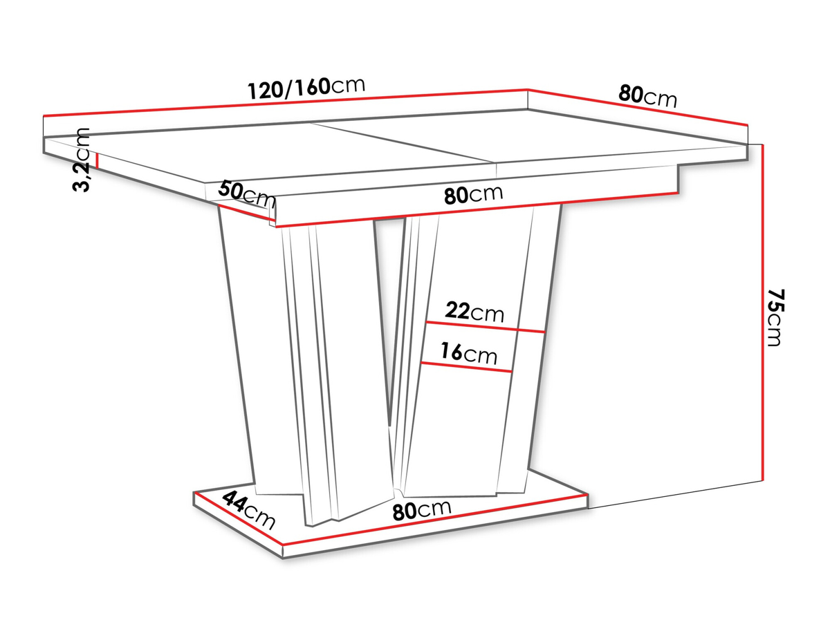 Table Goodyear 130 (Artisan oak)