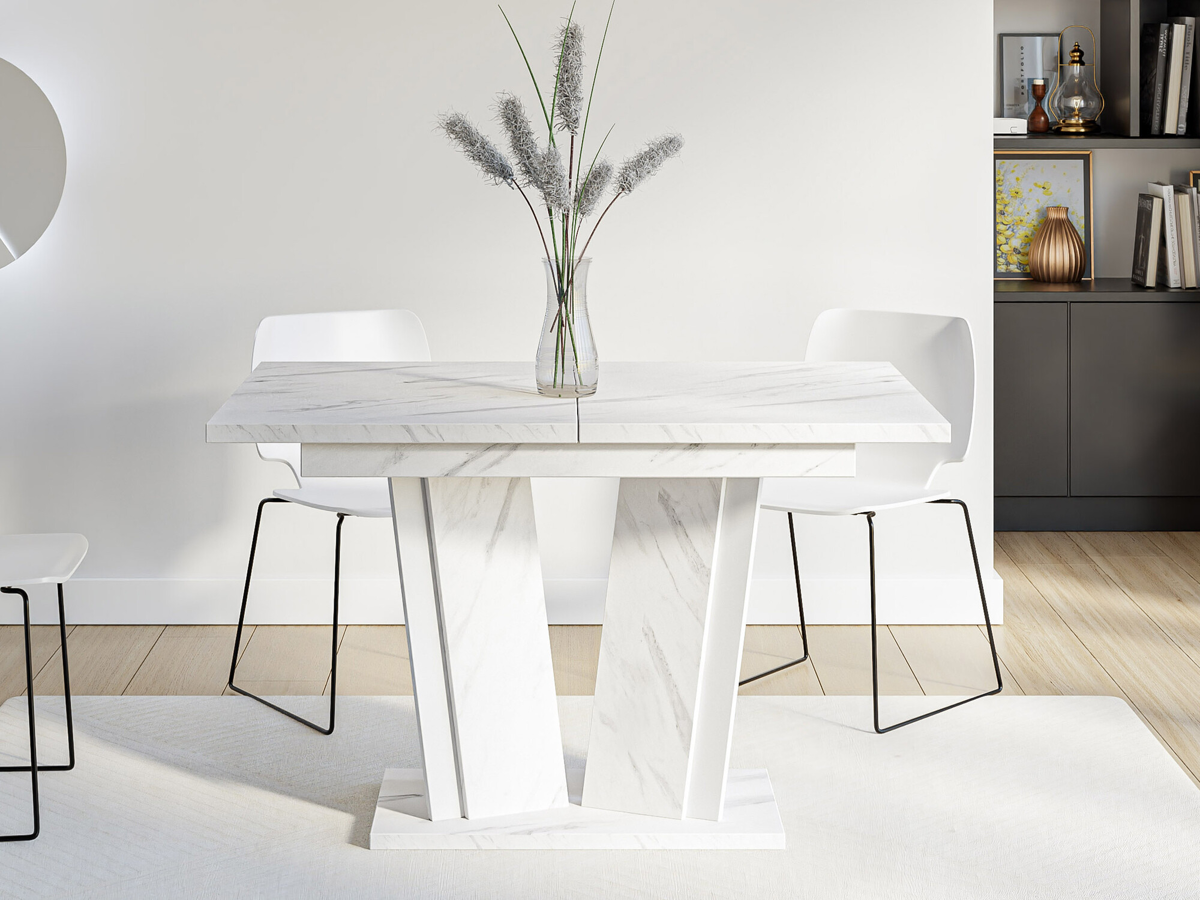 Table Goodyear 130 (White marble)