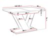 Table Goodyear 131 (Glossy white + Concrete)