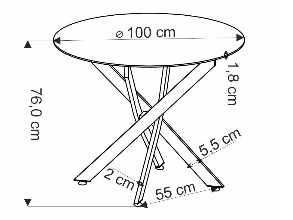 Table Houston 1788 (Walnut)
