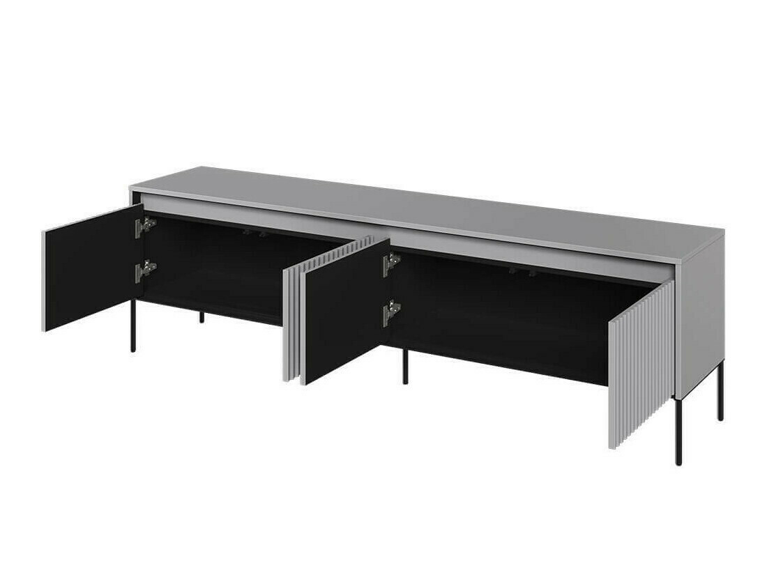 Living room set Fernolu 112 (Grey + Black)