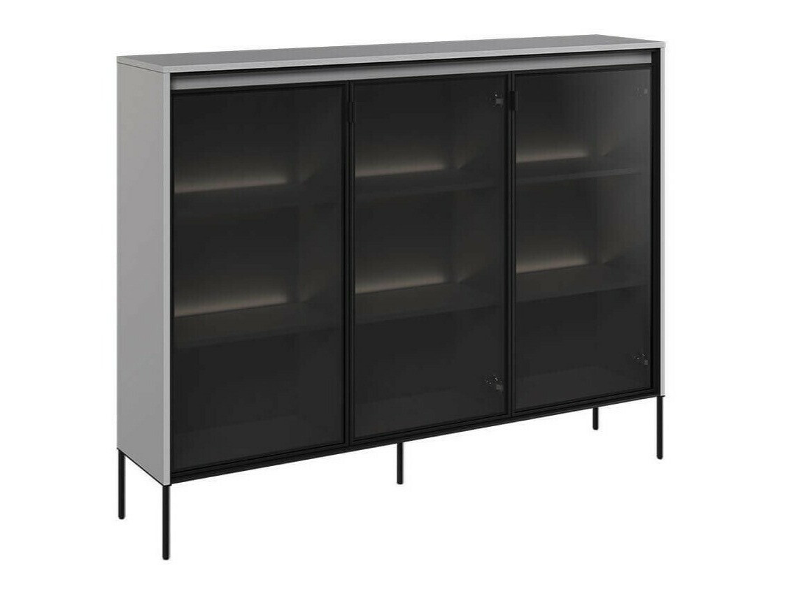 Sideboard Fernolu 108 (Grey + Black)