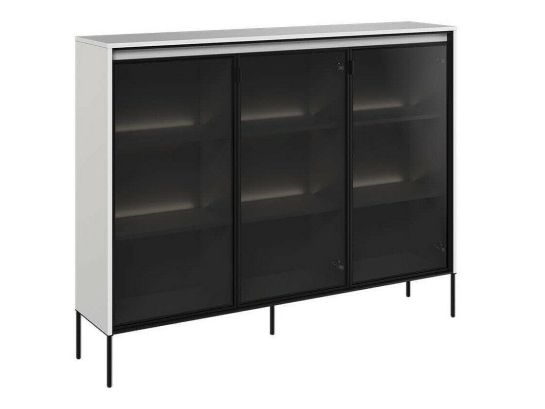 Sideboard Fernolu 108 (White + Black)