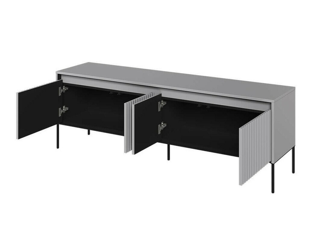 TV stand Fernolu 104 (Grey + Black)