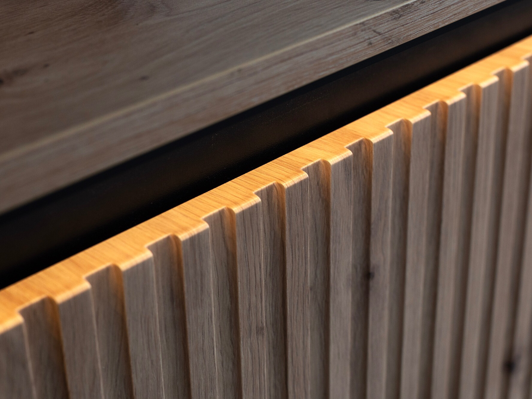 TV stand Fernolu 105 (Artisan oak + Black)