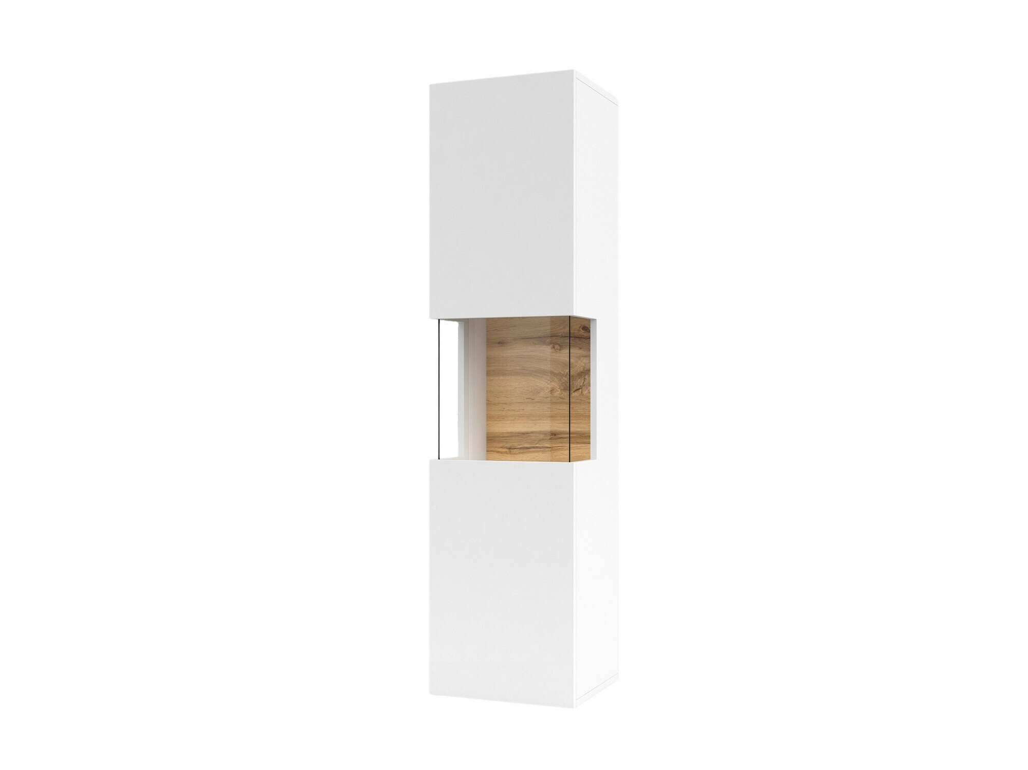 Bookcase Revmiru 100 (White + Wotan Oak)
