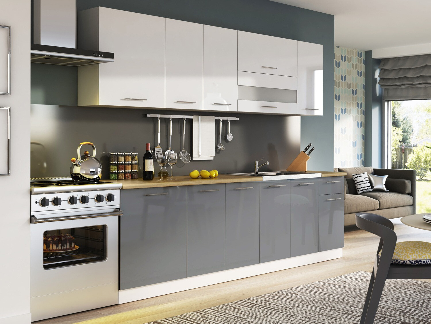 Modular kitchen set Tiffa Mix 108