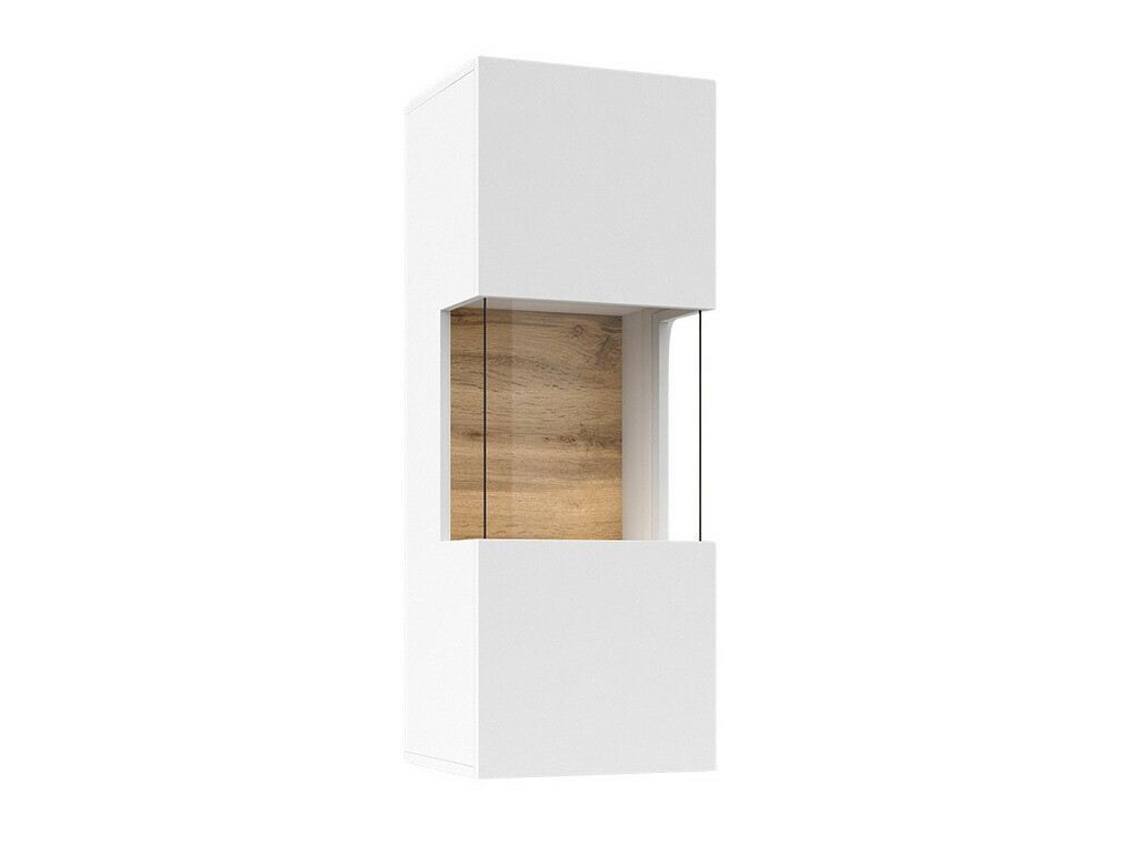 Wall cabinet Revmiru 101 (White + Wotan Oak)