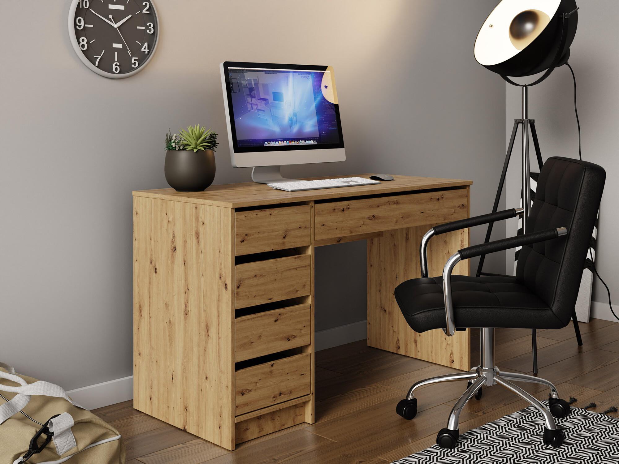 Desk Comfivo 312 (Artisan oak)