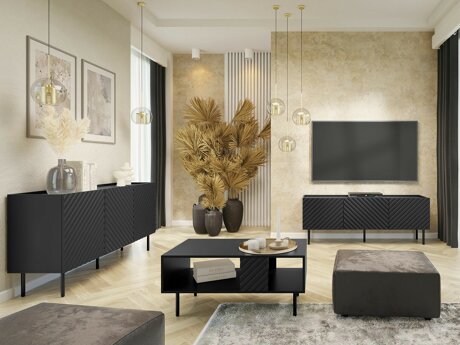 Living room set Mortali 108 (Black)