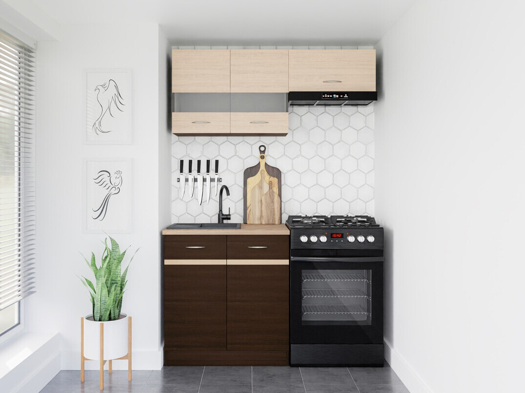 Modular kitchen set Eli Dark 116