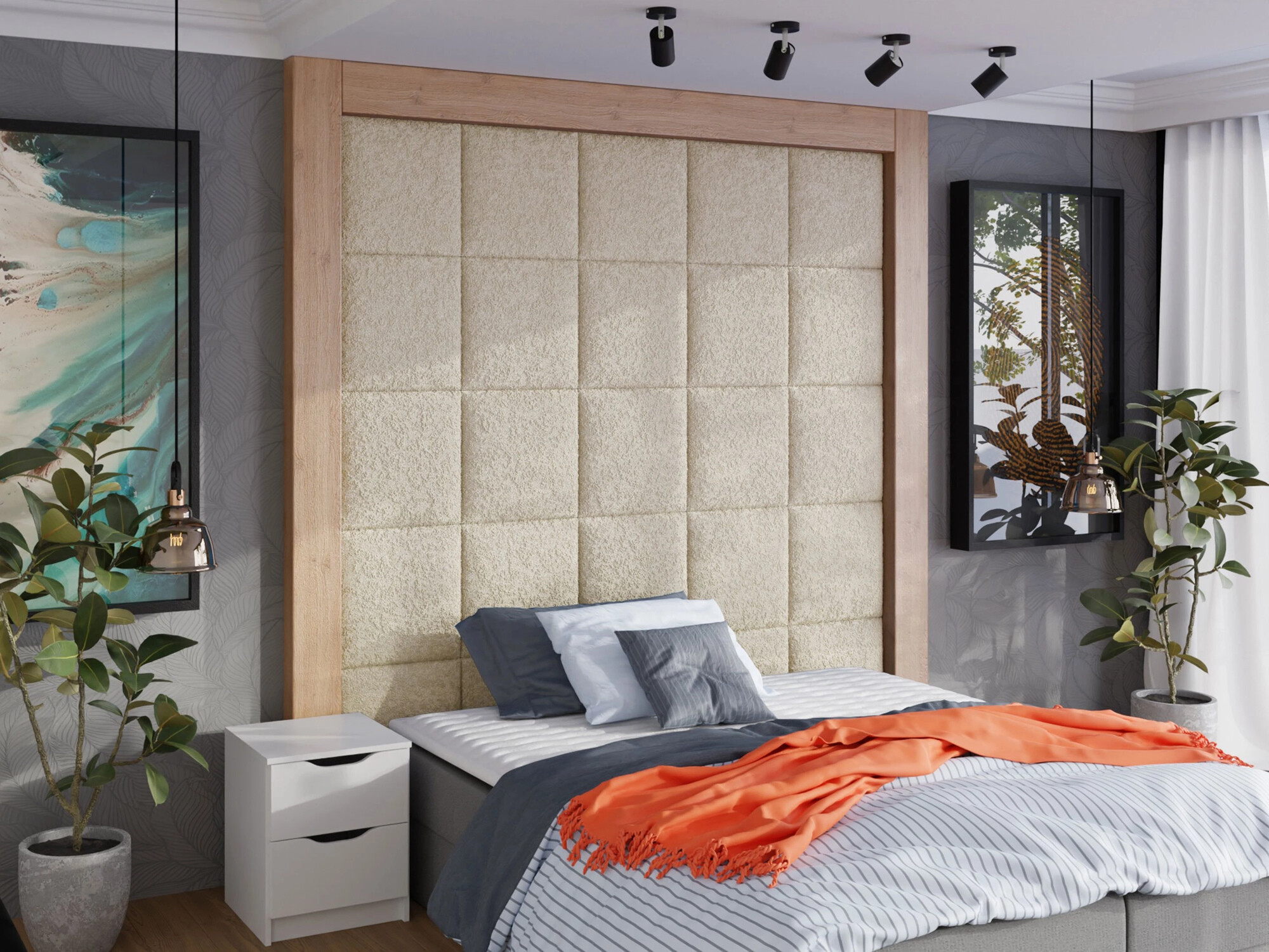 Soft wall panel Comfivo Ovis VIII (Abriamo 03) (42x42)
