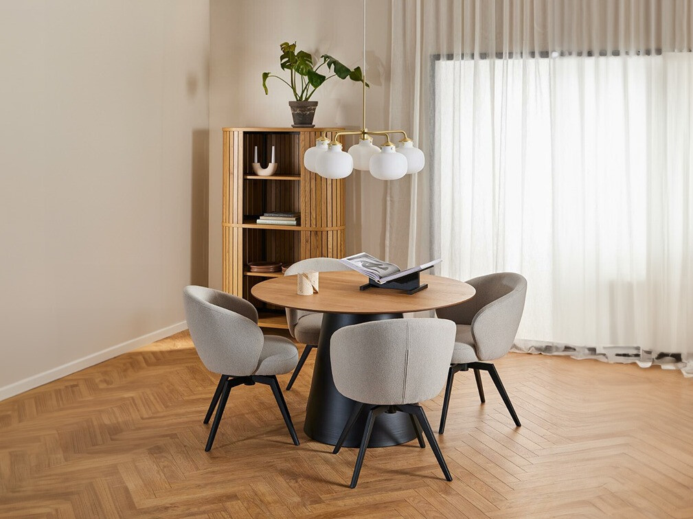 Table Norsica 909 (Black + Oak)
