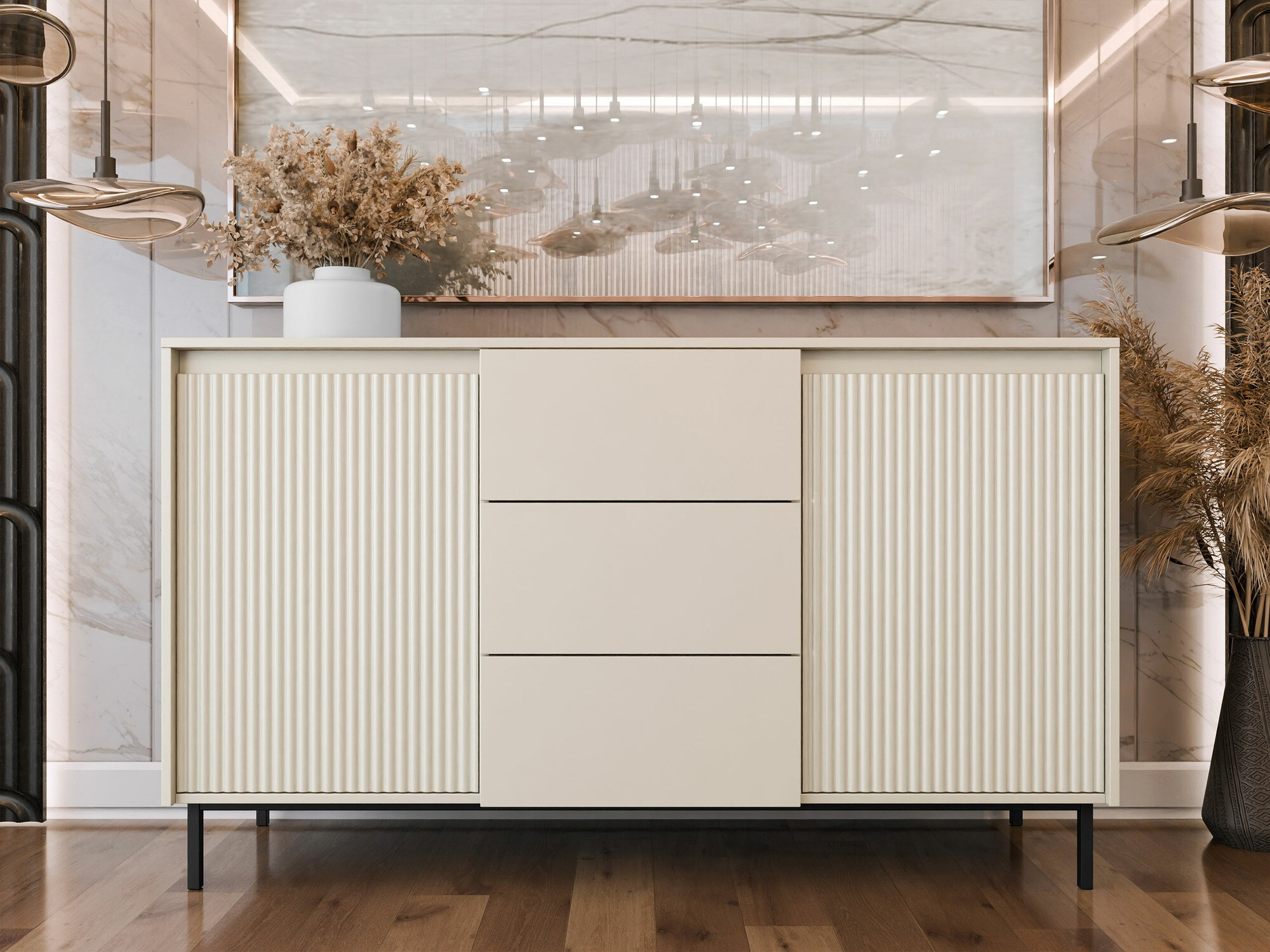 Chest of drawers Comfivo Delruva 101 (Cashmere)